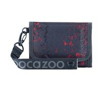coocazoo Geldbörse „Broken Black”, schwarz-rot, Portemonnaie mit Sichtfenster innen & außen, Münzfach & Kartenfächern, Klettverschluss, ab der 3. Klasse