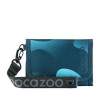 Coocazoo Geldbörse Aqua Flow, blau, Sichtfenster innen & außen, Münzfach, Klettverschluss