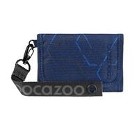 coocazoo Geldbörse, Blue Motion, blau, Portemonnaie mit Sichtfenster innen & außen, Münzfach & Kartenfächern, Klettverschluss, ab der 3. Klasse