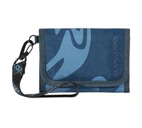 Coocazoo Geldbörse „Breaking Waves”, blau, Portemonnaie mit Sichtfenster innen & außen, recyceltes Polyester, Münzfach & Kartenfächern, Klettverschluss, ab der 3. Klasse