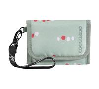 coocazoo Geldbörse „Dancing Dots”, Mint, Portemonnaie mit Sichtfenster innen & außen, Münzfach & Kartenfächern, Klettverschluss, ab der 3. Klasse