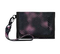Coocazoo Geldbörse „Pink Illusion”, schwarz-pink, Portemonnaie mit Sichtfenster innen & außen, recyceltes Polyester, Münzfach & Kartenfächern, Klettverschluss, ab der 3. Klasse