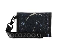 Coocazoo Geldbörse „Reflective Splash”, schwarz-grau, Portemonnaie mit Sichtfenster innen & außen, recyceltes Polyester, Münzfach & Kartenfächern, Klettverschluss, ab der 3. Klasse