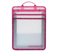 coocazoo Faltbare Heftbox, Berry, rosa-pink-lila, mit Tragegriff, platzsparend mit ausziehbaren Seiten, Heftordner für Schulrucksäcke, ab der 3. Klasse