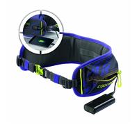 Coocazoo Hüftgurt „TecCheck Violet“, lila, integrierter Power Pack, USB-Ladeport, 4000 mAh, inklusive Micro-USB-Ladekabel, ergonomischer Sitz, ab der 5. Klasse