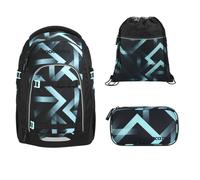 Coocazoo Laser Lights Schulrucksack Mate 3 tlg-31