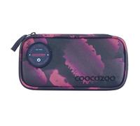 coocazoo Mäppchen „Berry Marble“, lila-rosa, mit Klett-Patch, Federmäppchen, großes Hauptfach, Schlaufen für Zirkel und Geodreieck, Stundenplanfach, Reißverschlussfach, ab der 3. Klasse