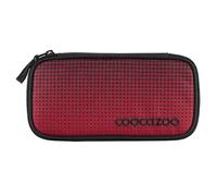 coocazoo Mäppchen „Blazing Fire”, schwarz-rot, Federmäppchen, großes Hauptfach, Schlaufen für Zirkel, Geodreieck und Lineal, Stundenplanfach, Stiftehalter, Reißverschlussfach, ab der 3. Klasse