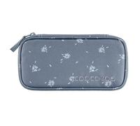 coocazoo Mäppchen „Bloomy Daisy”, hellgrau, Federmäppchen, großes Hauptfach, Schlaufen für Zirkel, Geodreieck und Lineal, Stundenplanfach, Stiftehalter, Reißverschlussfach, ab der 3. Klasse