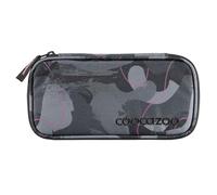 coocazoo Mäppchen „Bubble Brush”, grau-rosa, Federmäppchen, großes Hauptfach, Schlaufen für Zirkel, Geodreieck und Lineal, Stundenplanfach, Stiftehalter, Reißverschlussfach, ab der 3. Klasse