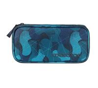 coocazoo Mäppchen „Cloudy Camou”, blau, Federmäppchen, großes Hauptfach, Schlaufen für Zirkel, Geodreieck und Lineal, Stundenplanfach, Stiftehalter, Reißverschlussfach, ab der 3. Klasse