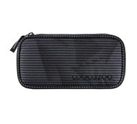 Coocazoo Mäppchen „Dark Mission”, schwarz-grau, großes Hauptfach, Schlaufen für Zirkel, Geodreieck und Lineal, Stundenplanfach, Stiftehalter, Reißverschlussfach, ab der 3. Klasse