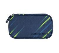 Coocazoo Mäppchen „Fast Lime”, blau, Federmäppchen, großes Hauptfach, Reißverschlussfach mit Klarsichtfach im Deckel, Fach für Geodreieck, Stiftehalter, ab der 3. Klasse