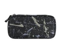 Coocazoo Mäppchen „Reflective Splash”, schwarz-grau, großes Hauptfach, Schlaufen für Zirkel, Geodreieck und Lineal, Stundenplanfach, Stiftehalter, Reißverschlussfach, ab der 3. Klasse