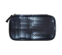 Coocazoo Mäppchen „Shadow Shift”, grau, Federmäppchen, großes Hauptfach, Reißverschlussfach mit Klarsichtfach im Deckel, Fach für Geodreieck, Stiftehalter, ab der 3. Klasse