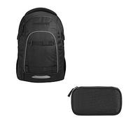 Coocazoo Mate Black Coal Schulrucksack Set 2tlg