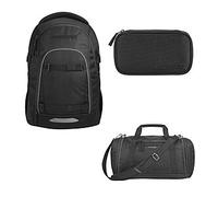 Coocazoo Mate Black Coal Schulrucksack Set 3tlg
