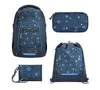 Coocazoo Mate Blue Orbit Schulrucksack Set 4tlg