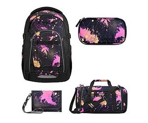 Coocazoo Mate Colour Drift Schulrucksack Set 4tlg