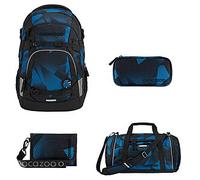 Coocazoo MATE Electric Ice 4tlg Schulrucksack Set