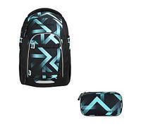 Coocazoo Mate Laser Lights Schulrucksack Set 2tlg