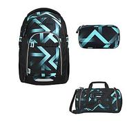 Coocazoo Mate Laser Lights Schulrucksack Set 3tlg