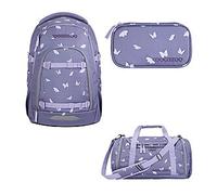 Coocazoo Mate Reflective Wings Schulrucksack Set 3tlg
