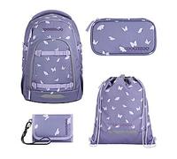 Coocazoo Mate Reflective Wings Schulrucksack Set 4tlg