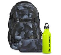 coocazoo MATE Rucksack-Set 3-tlg. MatMapEtr Grey Rocks & Lime