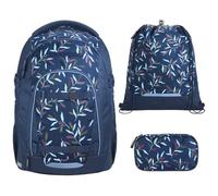 coocazoo MATE Schulranzen-Set 3tlg für Mädchen und Jungen ab der 4. Klasse mit Rucksack. Schlamperetui und Sportbeutel (Boho Glam V2)