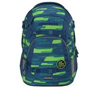 Coocazoo Mate - Schulrucksack 44 cm (Lime Stripe)