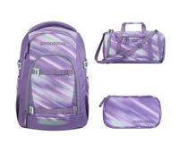 Coocazoo Mate Schulrucksack Arctic Lights 3 tlg