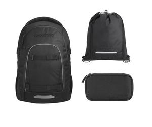 Coocazoo Mate Schulrucksack Black Coal 3 tlg-1