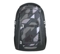 coocazoo Mate Schulrucksack „Dark Race”, grau, ergonomischer & anpassbarer Tornister, höhen- & größenverstellbar, mit Brustgurt & Hüftgurt, ab der 3. Klasse