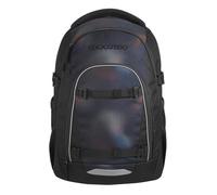 coocazoo Mate Schulrucksack „Rainbow Illusion”, schwarz, ergonomischer & anpassbarer Tornister, höhen- & größenverstellbar, mit Brustgurt & Hüftgurt, ab der 3. Klasse