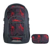 coocazoo MATE Schulrucksack-Set 2tlg Broken Black
