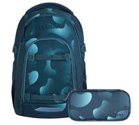 Coocazoo Mate Schulrucksack Set 2tlg. inkl Schlamperbox (Aqua Flow)