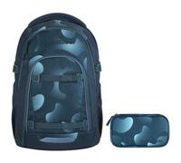 coocazoo MATE Schulrucksack-Set 2tlg inkl. Schlamperbox (Aqua Flow)