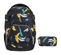coocazoo MATE Schulrucksack-Set 2tlg inkl. Schlamperbox (Crazy Artnight)