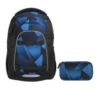coocazoo MATE Schulrucksack-Set 2tlg inkl. Schlamperbox (Electric Ice V2)
