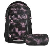 Coocazoo Mate Schulrucksack Set 2tlg. inkl Schlamperbox (Pink Illusion)