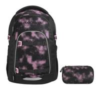 coocazoo MATE Schulrucksack-Set 2tlg inkl. Schlamperbox (Pink Illusion V2)