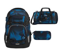 coocazoo MATE Schulrucksack-Set 3tlg Electric Ice