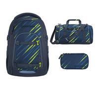 coocazoo MATE Schulrucksack-Set 3tlg Fast Lime