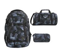 coocazoo MATE Schulrucksack-Set 3tlg Grey Rocks