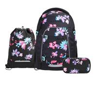 Coocazoo Mate Schulrucksack Set 3tlg. inkl Sportbeutel (Floral Artnight)