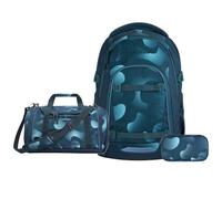 Coocazoo Mate Schulrucksack Set 3tlg. inkl Sporttasche (Aqua Flow)