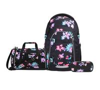 Coocazoo Mate Schulrucksack Set 3tlg. inkl Sporttasche (Floral Artnight)