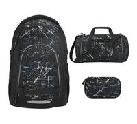 coocazoo MATE Schulrucksack-Set 3tlg Reflective Splash V2