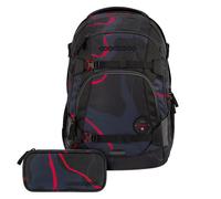 coocazoo MATE Set aus MATE + Mäppchen MatMap Lava Lines